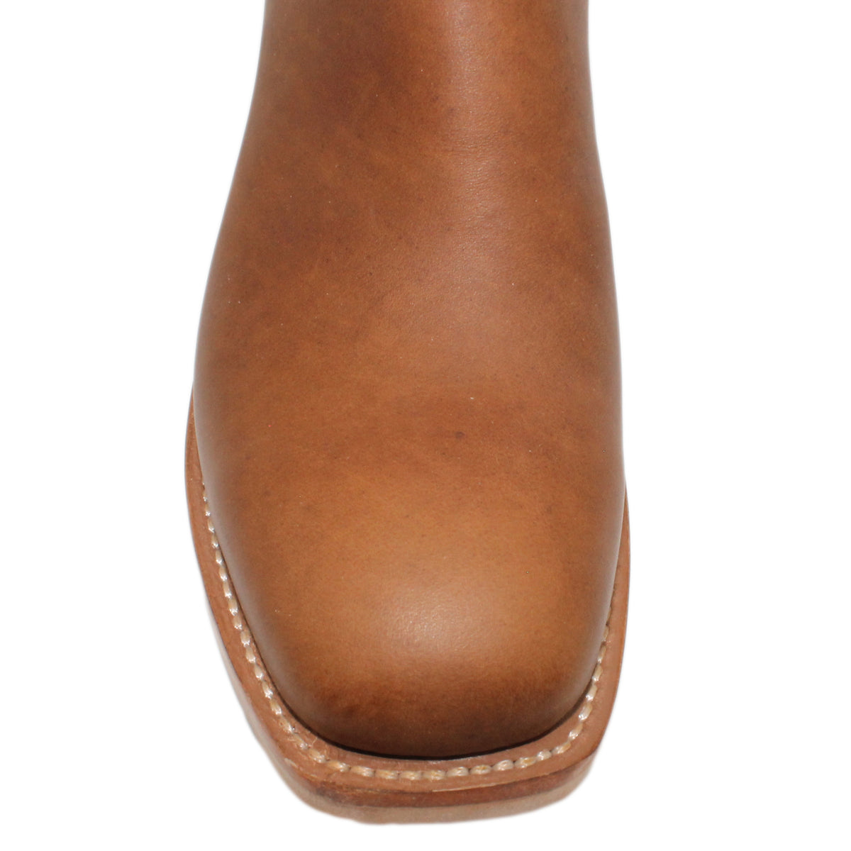 12" Blue Upper w/ Loops Stitching
Saddle Timberjack Steer Vamp
Wide French Square Toe
Slightly Tapered Heel