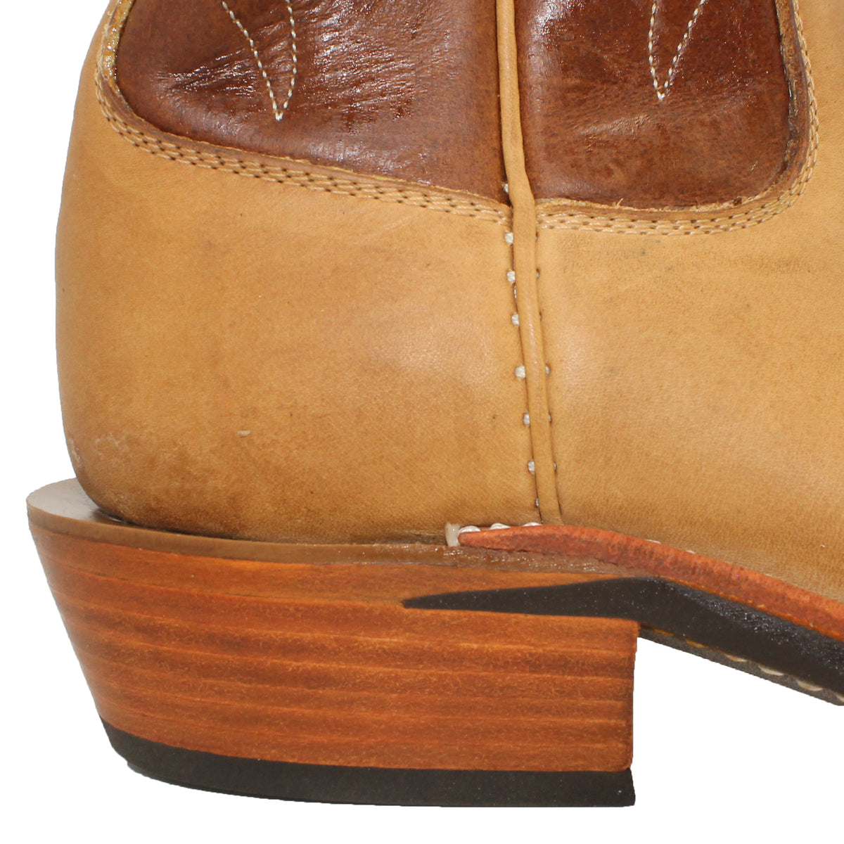 14" Brown Upper w/ Beck Classic Stitching
Buckskin Rough Out Steer Vamp
Regular French Square Toe
Slightly Tapered Heel