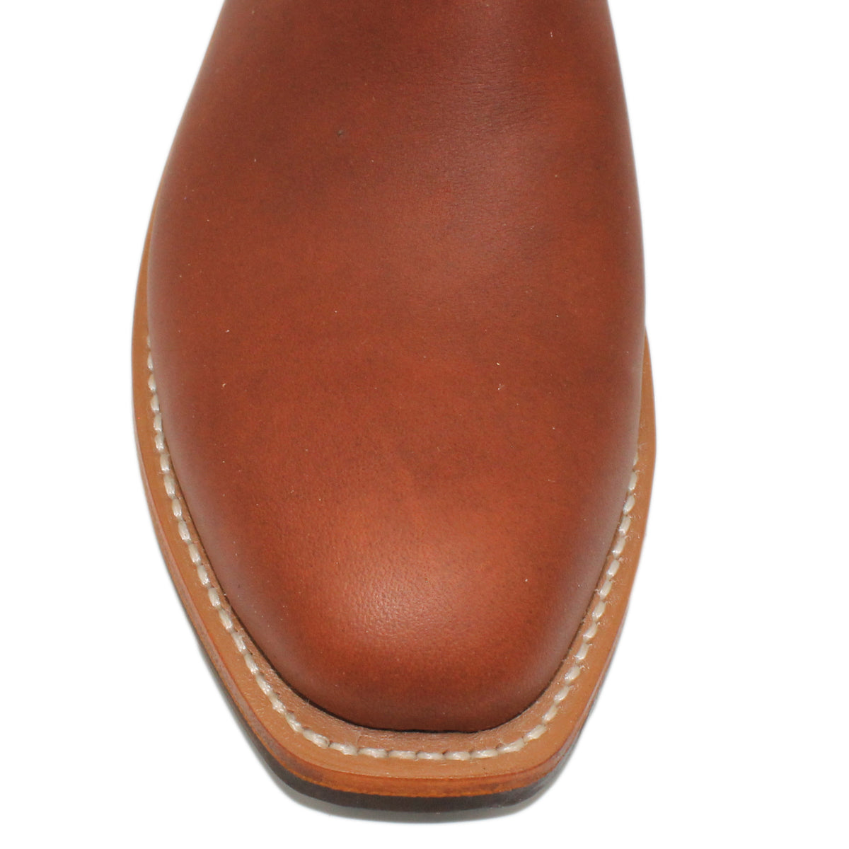 12" Forest Upper w/ Loops Stitching
Tan Timberjack Steer Vamp
Regular French Square Toe
Slightly Tapered Heel