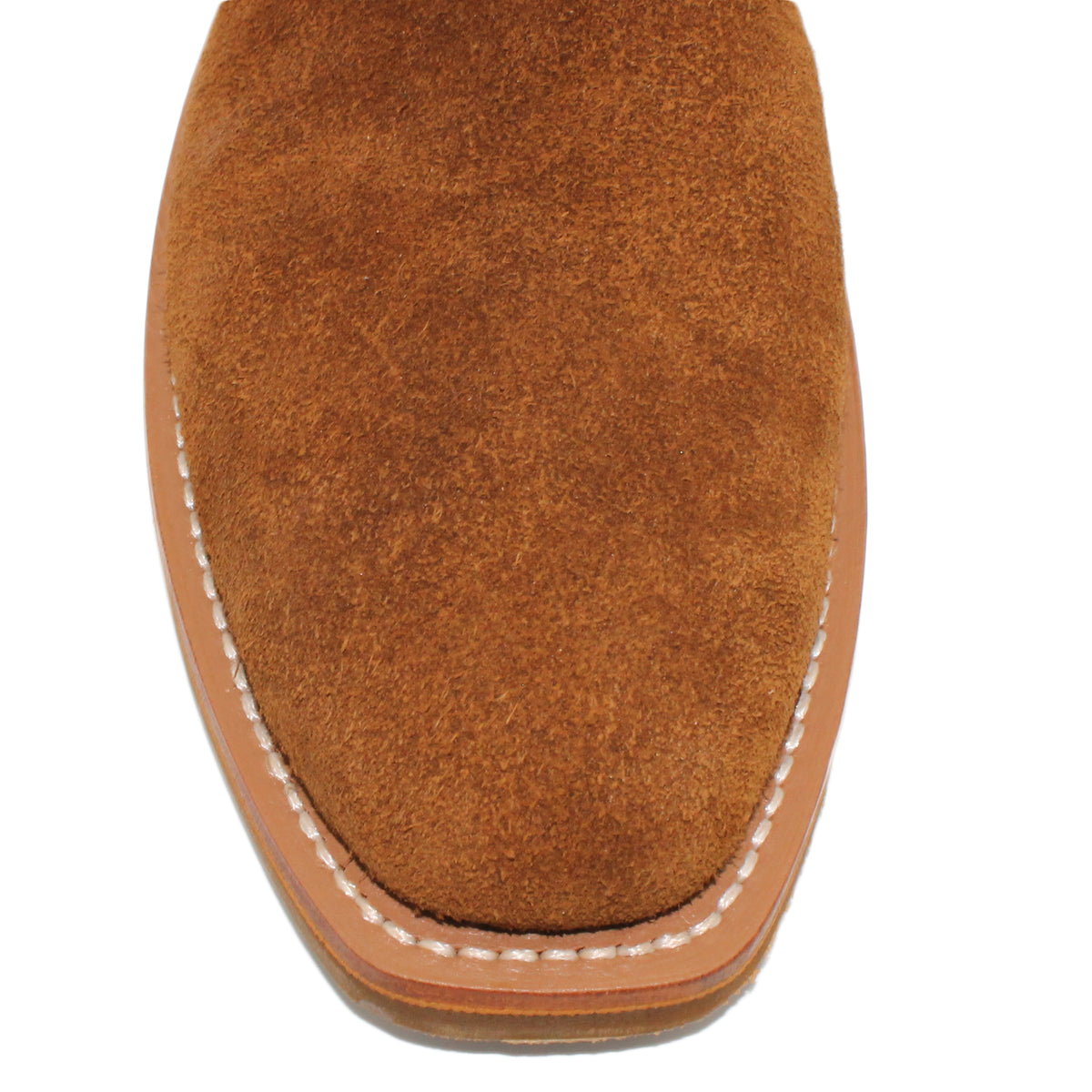 14" Red Upper w/ Diamond Stitching
Bison Rough Out Steer Vamp
Regular French Square Toe
Slightly Tapered Heel