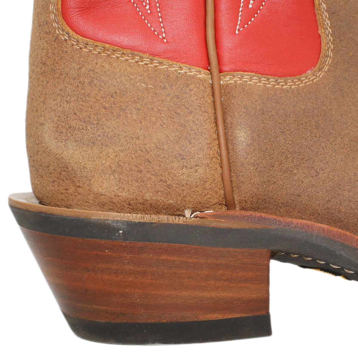 16 Red Tulip Uppers
Waxed Steer Vamp
Round Toe
Underslung Heel