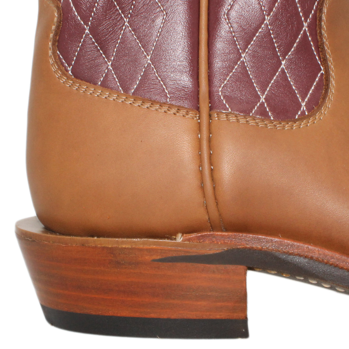 14" Wine Upper w/ Diamond Stitching
Saddle Timberjack Steer Vamp
Regular French Square Toe
Slightly Tapered Heel