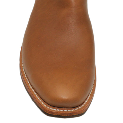 12" Forest upper w/ Beck Classic Stitching

Saddle Timberjack Steer Vamp

Regular Forties Square Toe

Slightly Tapered Heel