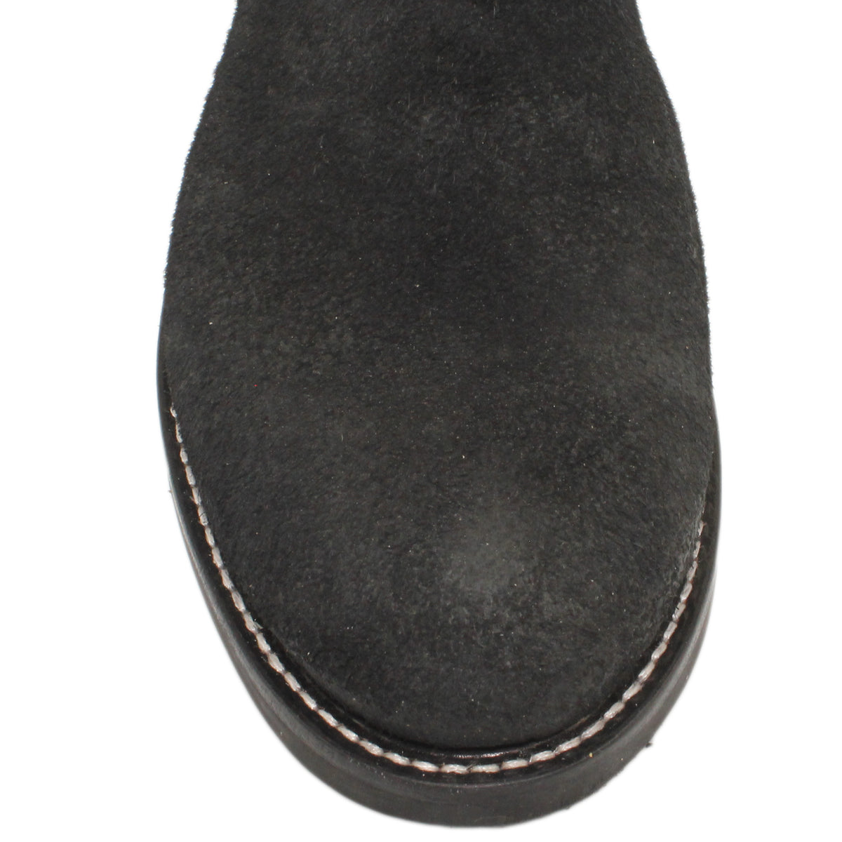 14" Brown Upper w/ Elkhorn Stitching

Black Rough Out Steer Vamp

Round Toe

Block Heel