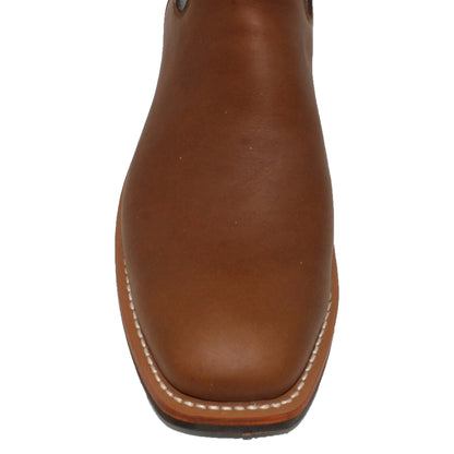 14" Blue Upper w/ Loops Stitching

Saddle Timberjack Steer Vamp

Wide French Square Toe

Slightly Tapered Heel