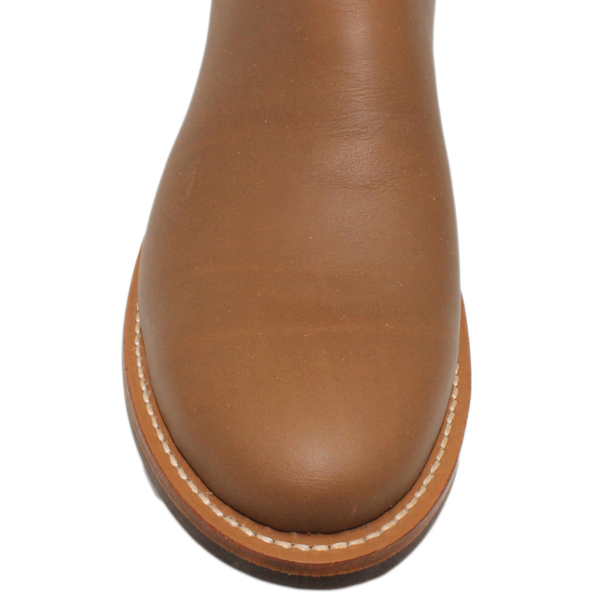 14" Blue Upper w/ Beck Classic Stitching

Saddle Timberjack Steer Vamp

Round Toe

Block Heel