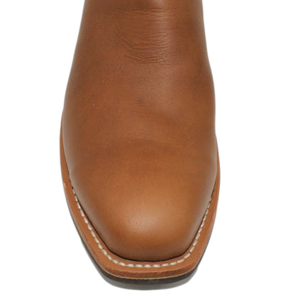12" Blue Upper w/ Loops Stitching

Saddle Timberjack Steer Vamp

Regular French Square Toe

Block Heel