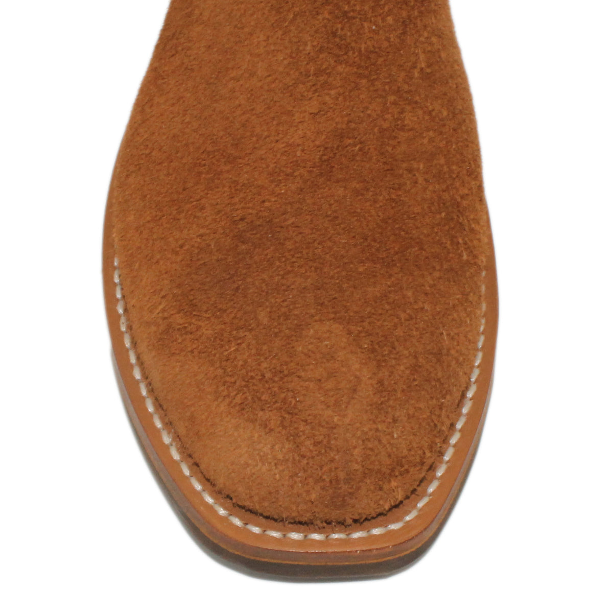 14" Blue Upper w/ Diamond Stitching

Tan Timberjack Rough Out Steer Vamp

Regular French Square Toe

Slightly Tapered Heel