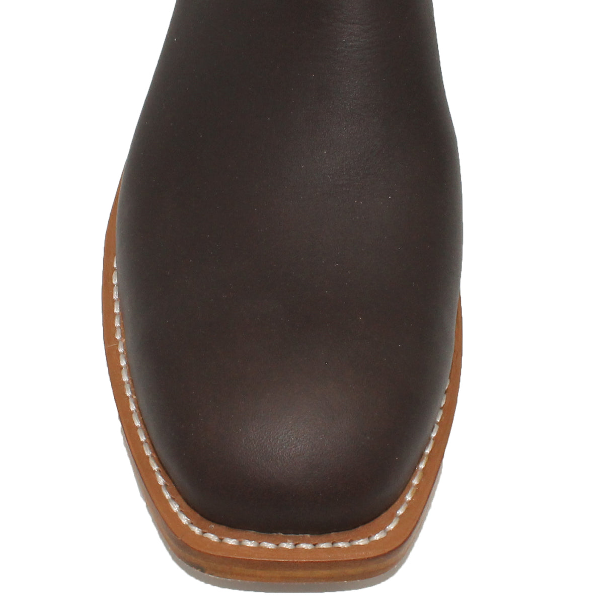 14" Brown Upper w/ Elkhorn Stitching in Wine

Brown Timberjack Steer Vamp

Wide French Square Toe

Block Heel
