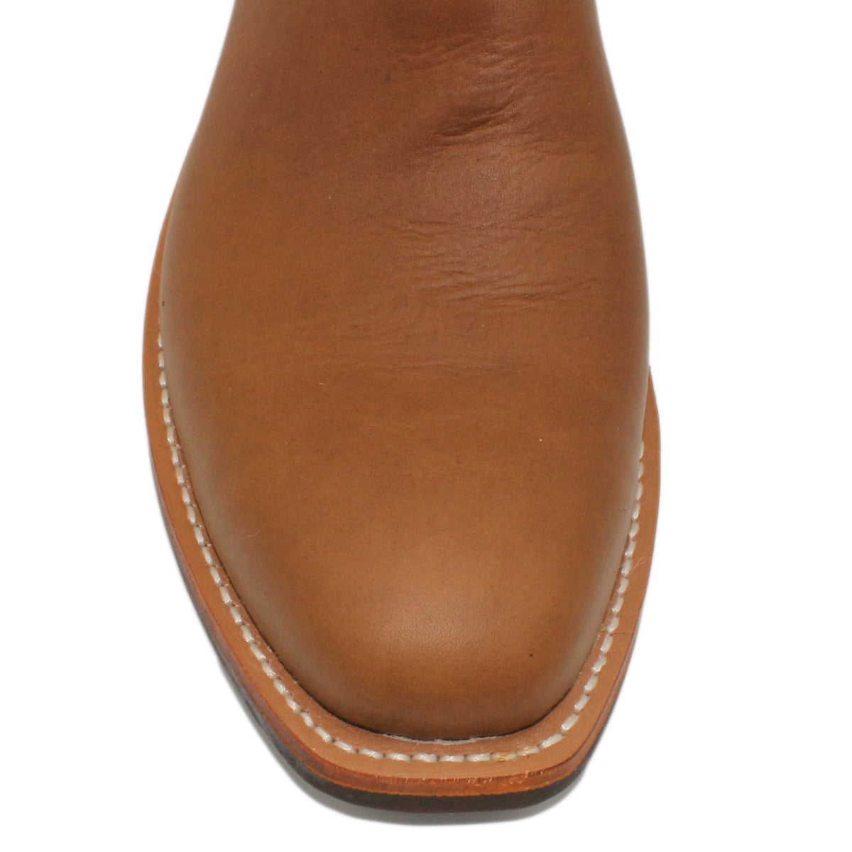 12" Brown upper w/ Loops Stitching

Saddle Timberjack Steer Vamp

Regular French Square Toe

Slightly Tapered Heel