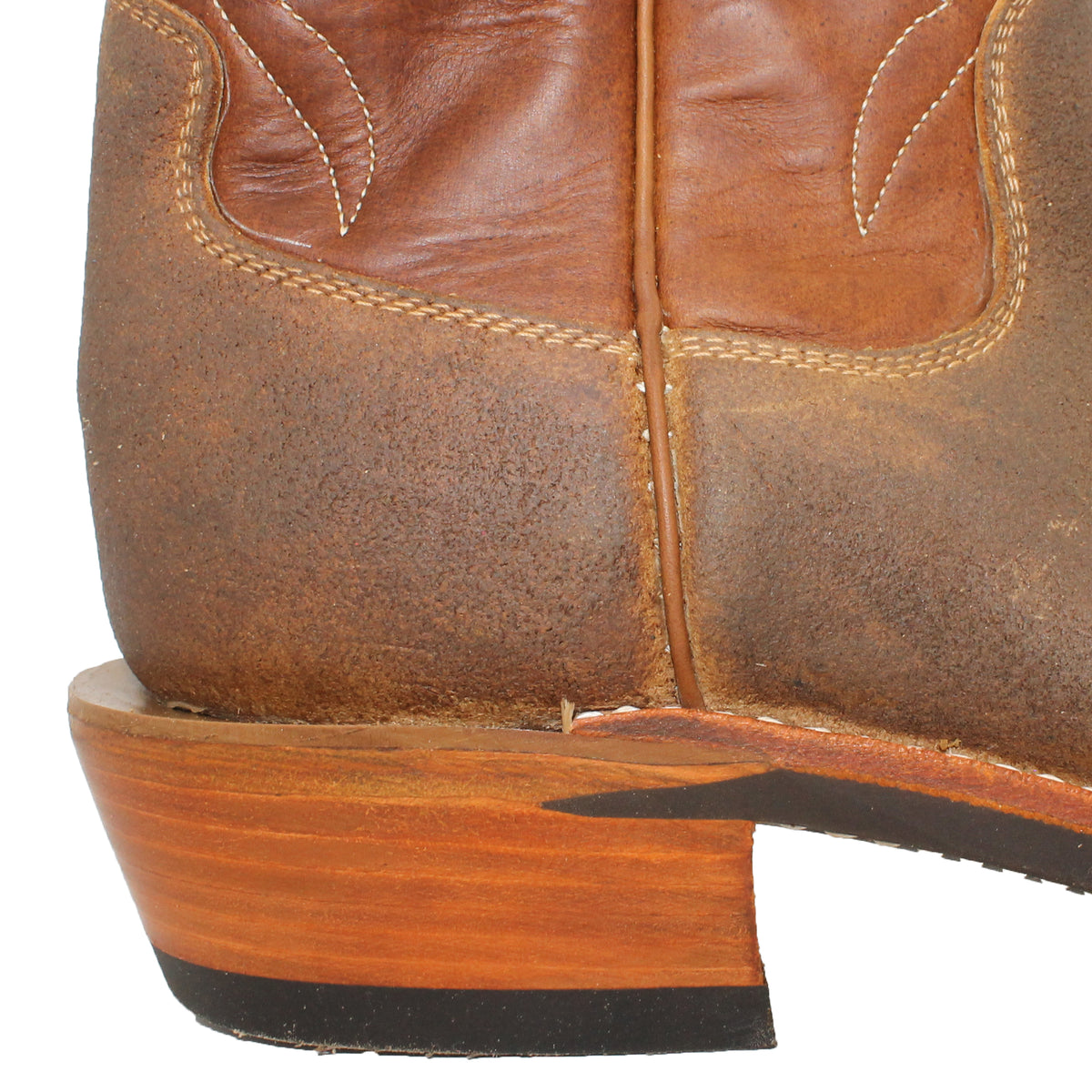 14" Brown Upper w/ Beck Classic Stitching

Waxed Steer Vamp

Wide French Square Toe

Slightly Tapered Heel