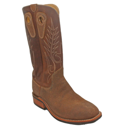 14" Brown Upper w/ Beck Classic Stitching

Waxed Steer Vamp

Wide French Square Toe

Block Heel