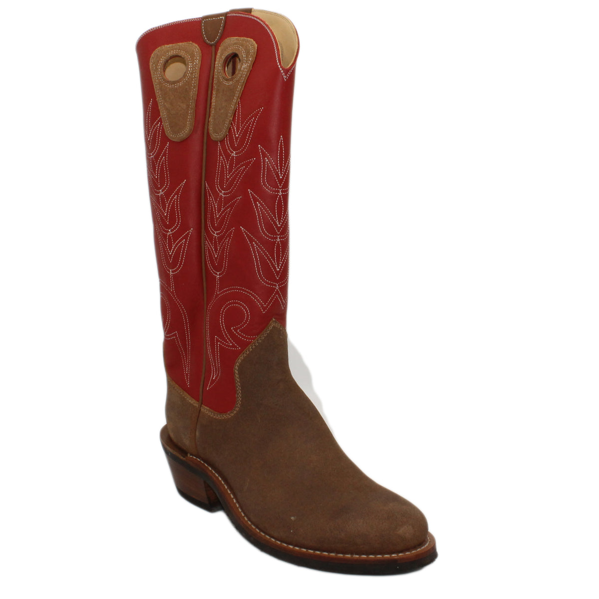 16 Red Tulip Uppers

Waxed Steer Vamp

Round Toe

Underslung Heel