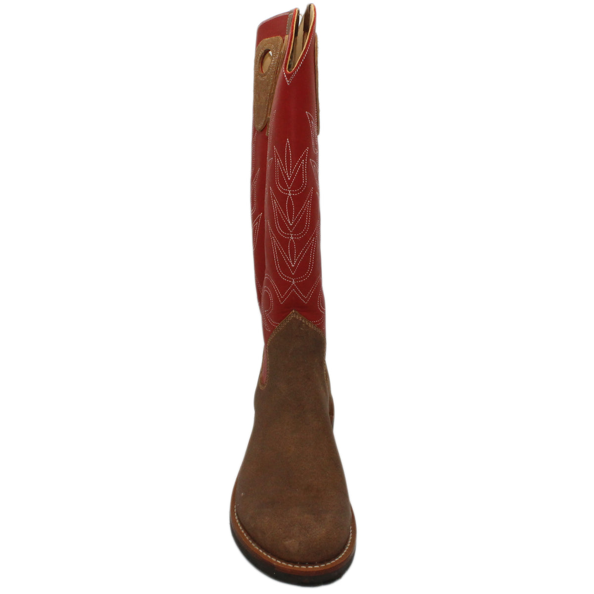 16 Red Tulip Uppers

Waxed Steer Vamp

Round Toe

Underslung Heel