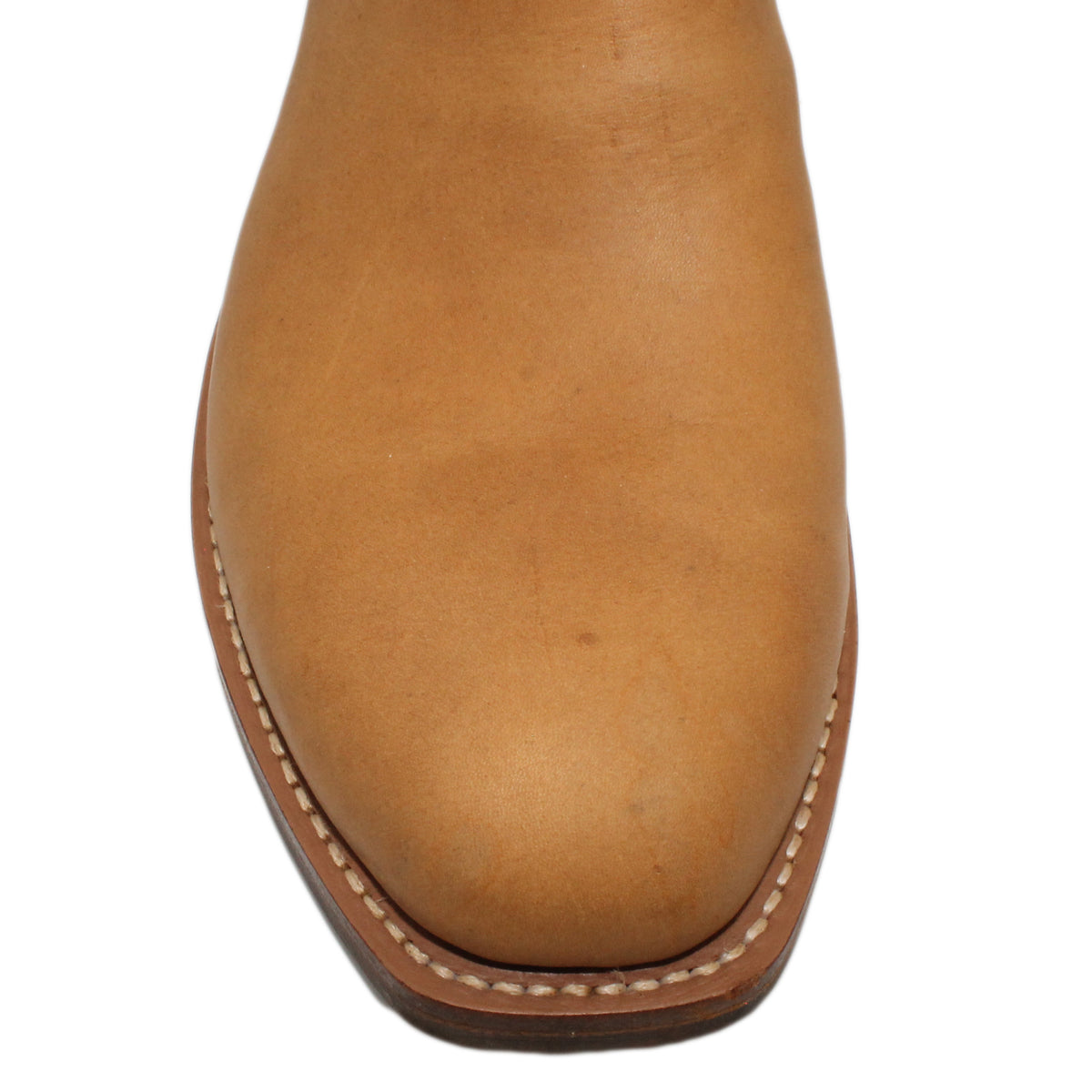 14" Wine Upper w/ Beck Classic Stitching

Buckskin Steer Vamp

Regular French Square Toe

Slightly Tapered Heel