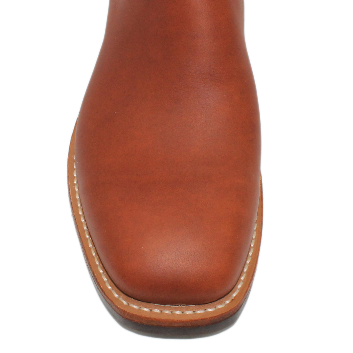 16" Wine Uppers w/ Tulip Stitching

Tan Timberjack Steer Vamp

Wide French Square Toe

Slightly Tapered Heel