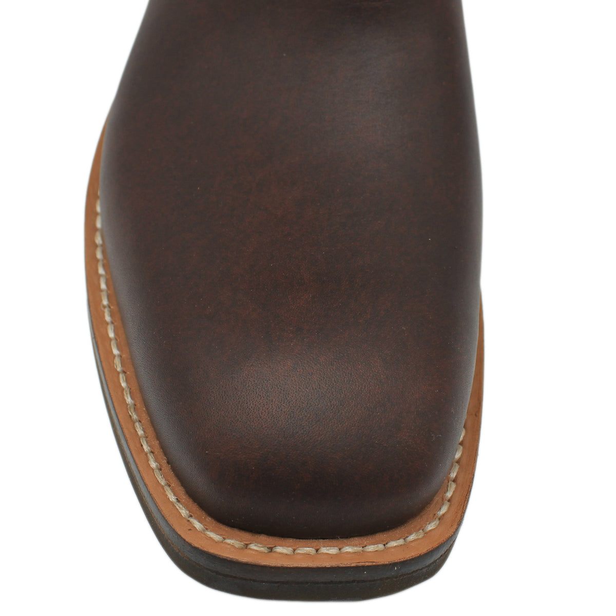 12" Wine Upper w/ Loops Stitching

Brown Timberjack Steer Vamp

Wide French Square Toe

Slightly Tapered Heel