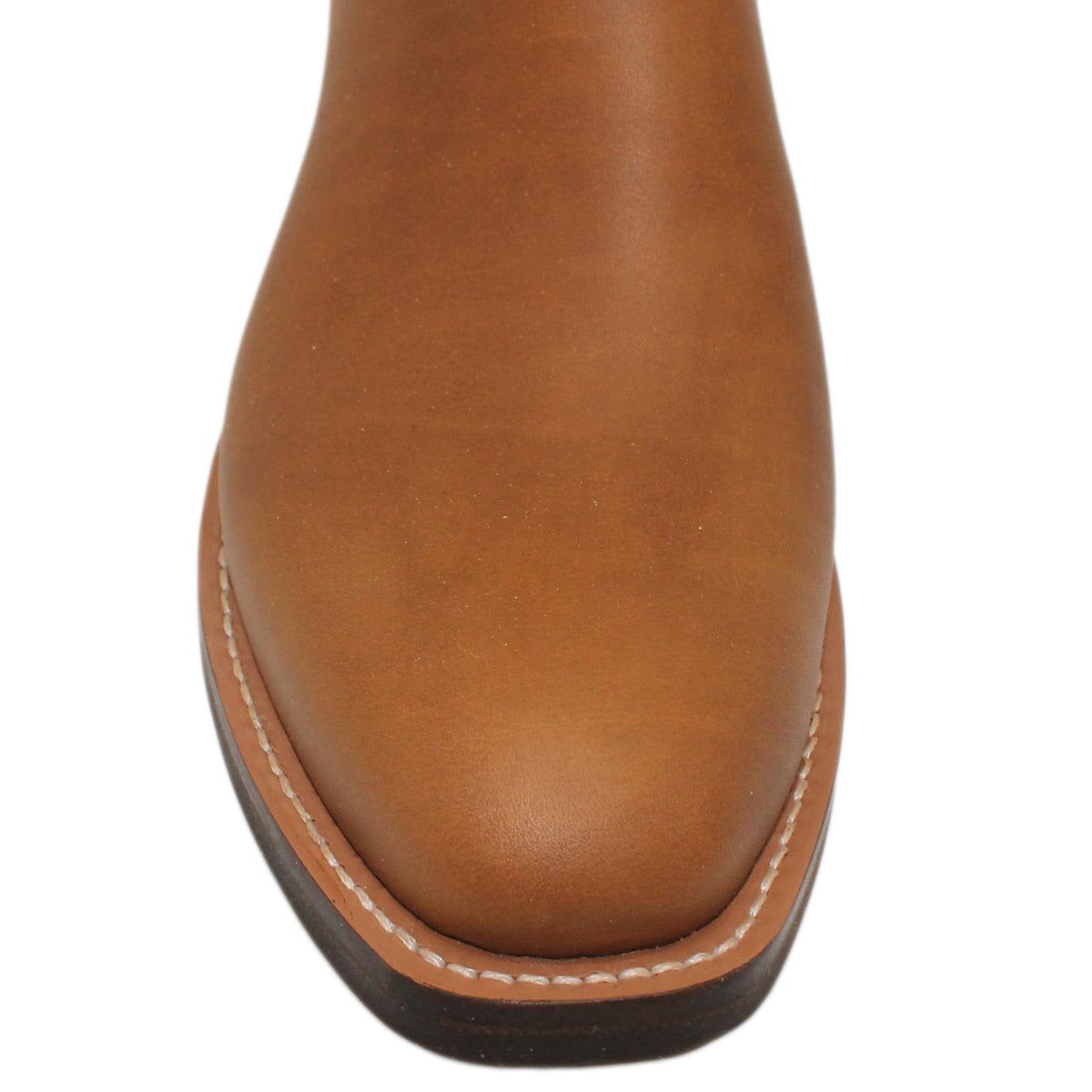 14" Blue Upper w/ Beck Classic Stitching

Saddle Timberjack Steer Vamp

Regular French Square Toe

Slightly Tapered Heel