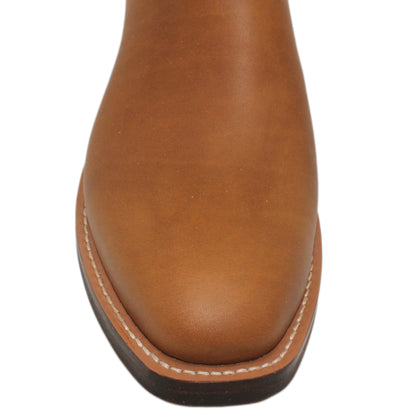 14" Blue Upper w/ Beck Classic Stitching

Saddle Timberjack Steer Vamp

Regular French Square Toe

Slightly Tapered Heel