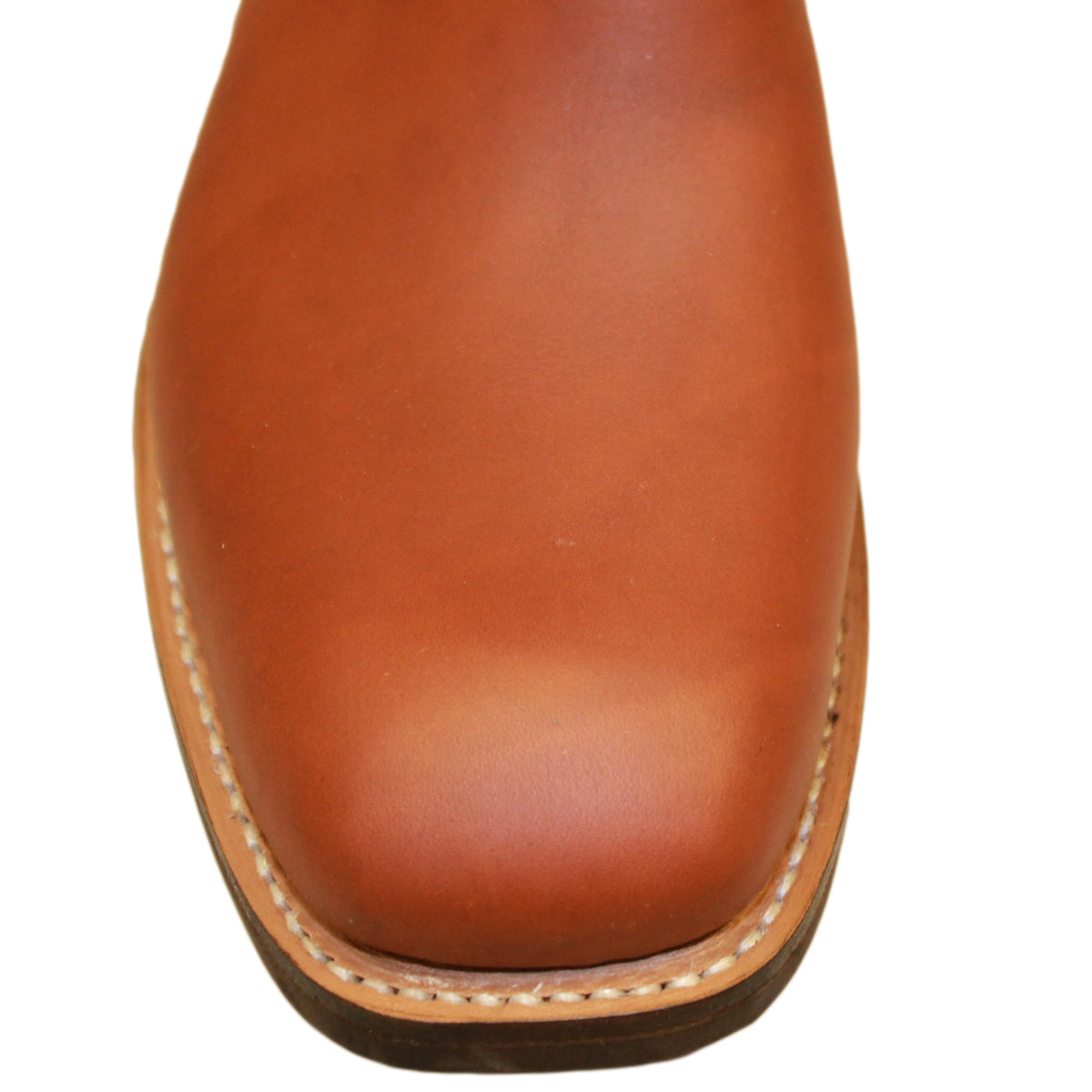 14" Forest upper w/ Beck Classic Stitching

Tan Timberjack Steer Vamp

Wide French Square Toe

Slightly Tapered Heel