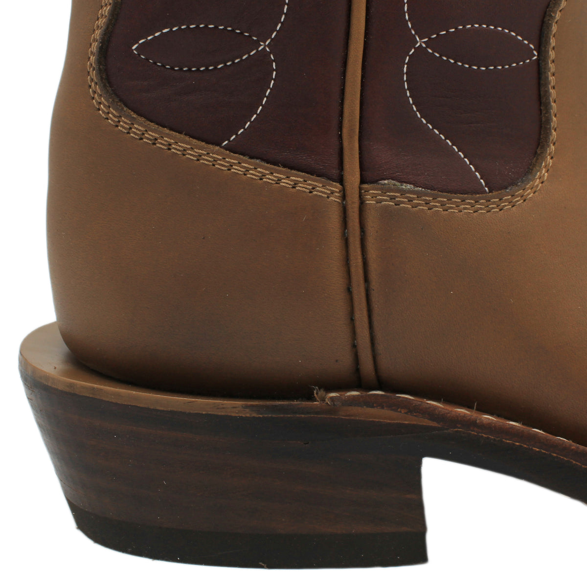 12" Wine Upper w/ Loops Stitching

Saddle Timberjack Steer Vamp

Wide French Square Toe

Slightly Tapered Heel